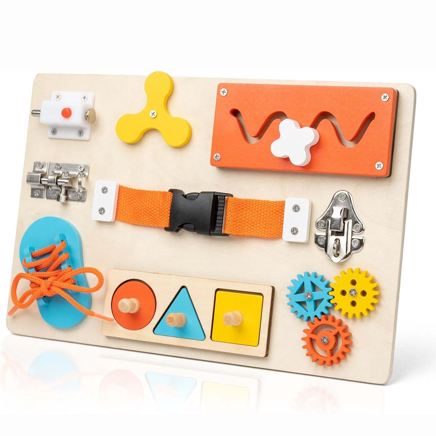 Montessori Busy Board for Todd - Travel Accessories Toddler 评论和价格