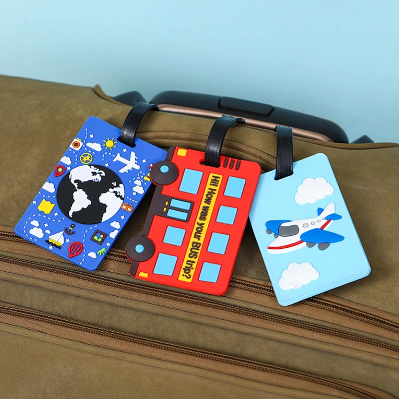 Cute Cartoon Cars PVC Silicone - Travel Accessories Logo 评论和价格