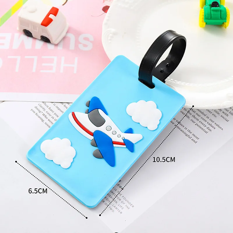 Cute Cartoon Cars PVC Silicone - Travel Accessories Logo 评论和价格