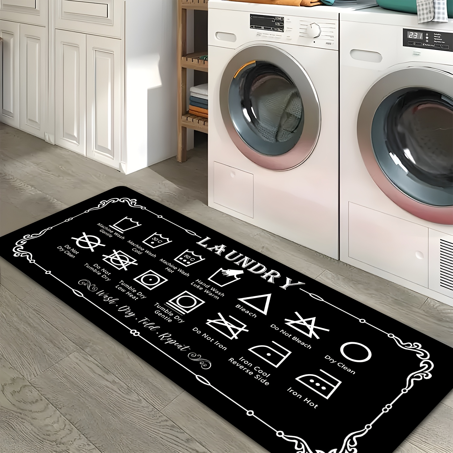 1 Piece Laundry Guide Mat - Bl - Travel Accessories Guide 评论和价格