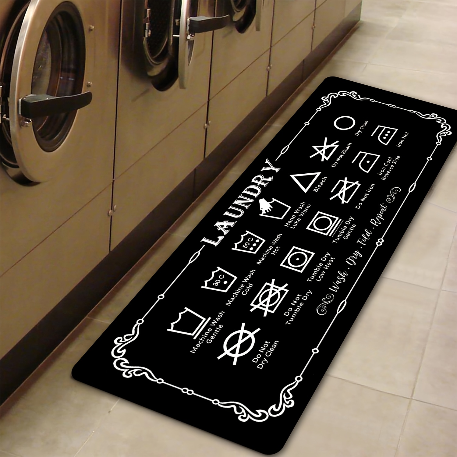 1 Piece Laundry Guide Mat - Bl - Travel Accessories Guide 评论和价格
