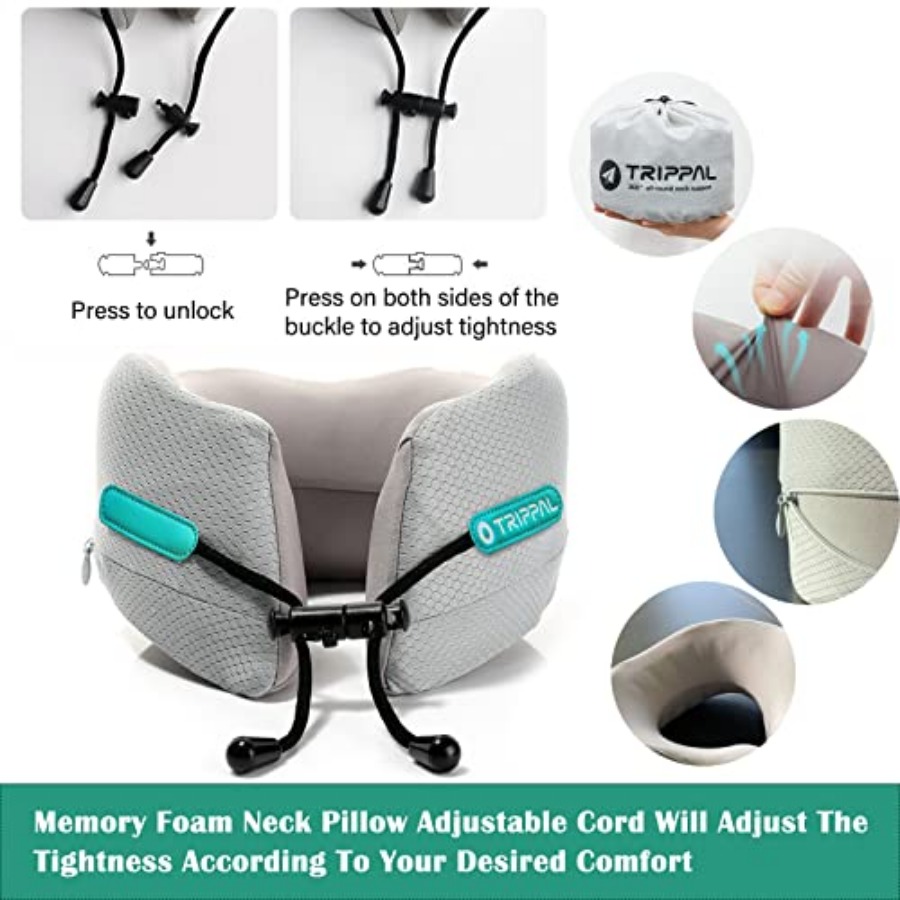 Neck Pillows for Travel Memory - Travel Accessories Pillow 评论和价格