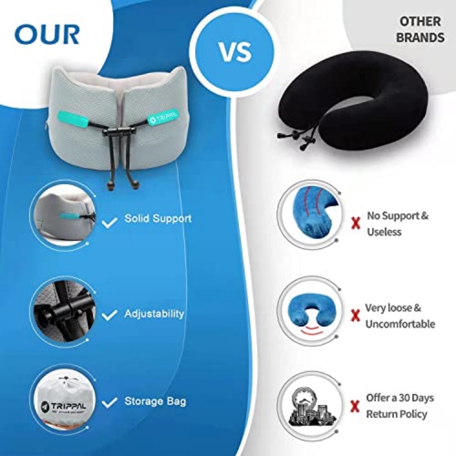 Neck Pillows for Travel Memory - Travel Accessories Pillow 评论和价格