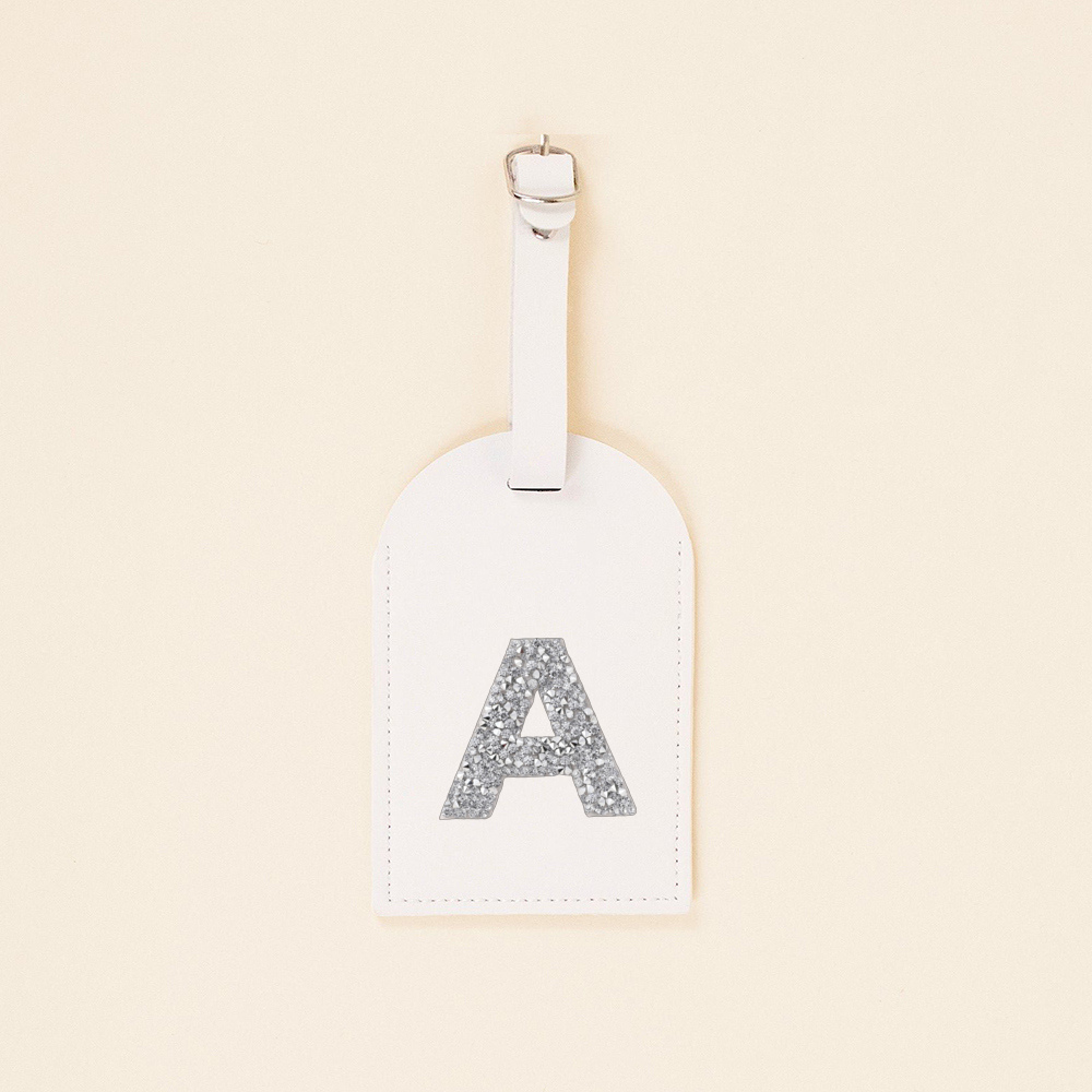 A-Z Rhinestone Monogram Leathe - Travel Accessories Logo 评论和价格