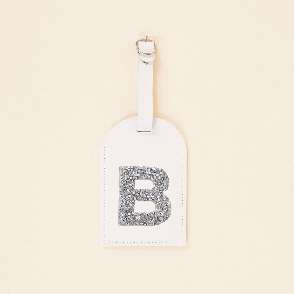 A-Z Rhinestone Monogram Leathe - Travel Accessories Logo 评论和价格