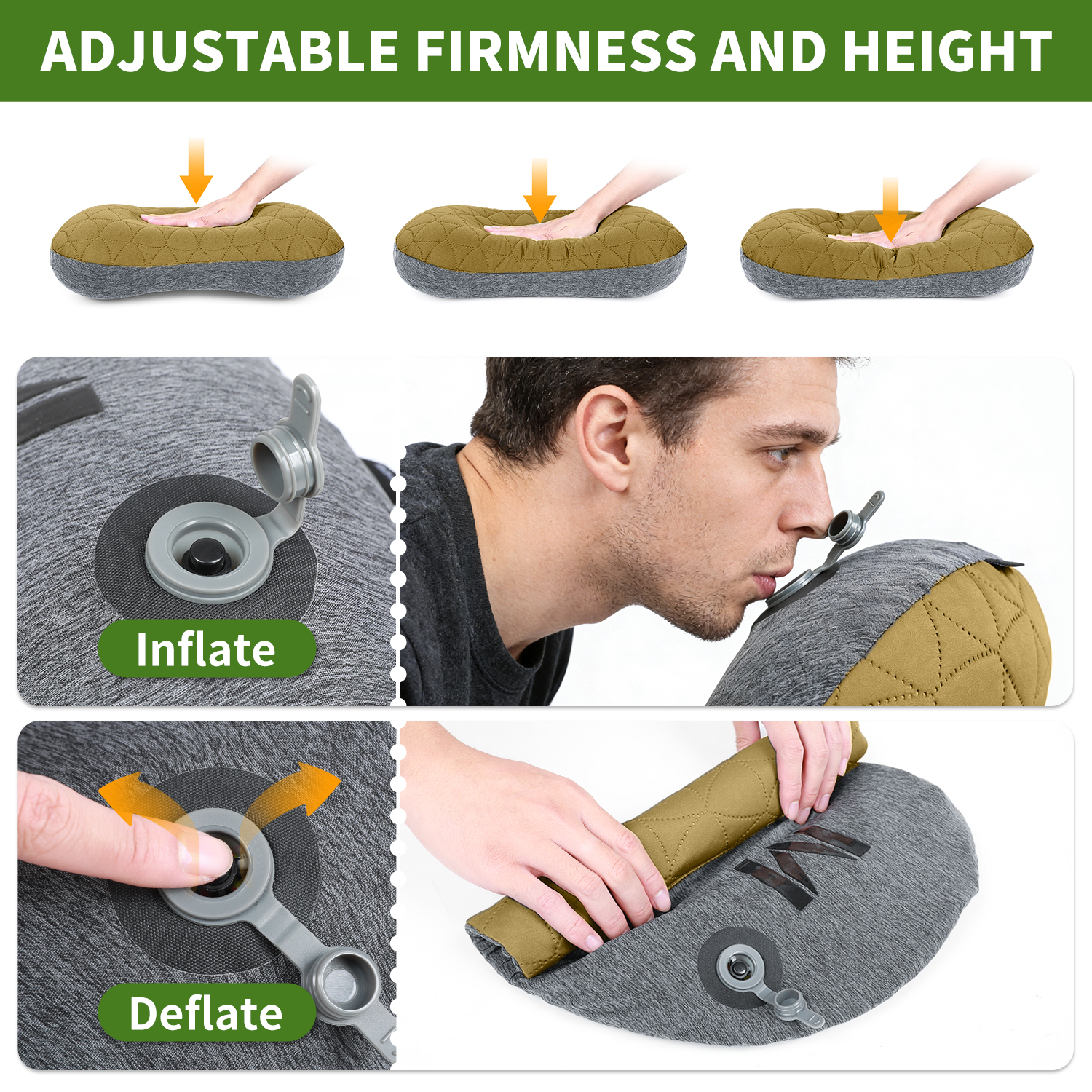 MAPLEAF Camping Inflatable Pil - Travel Accessories Pillow 评论和价格