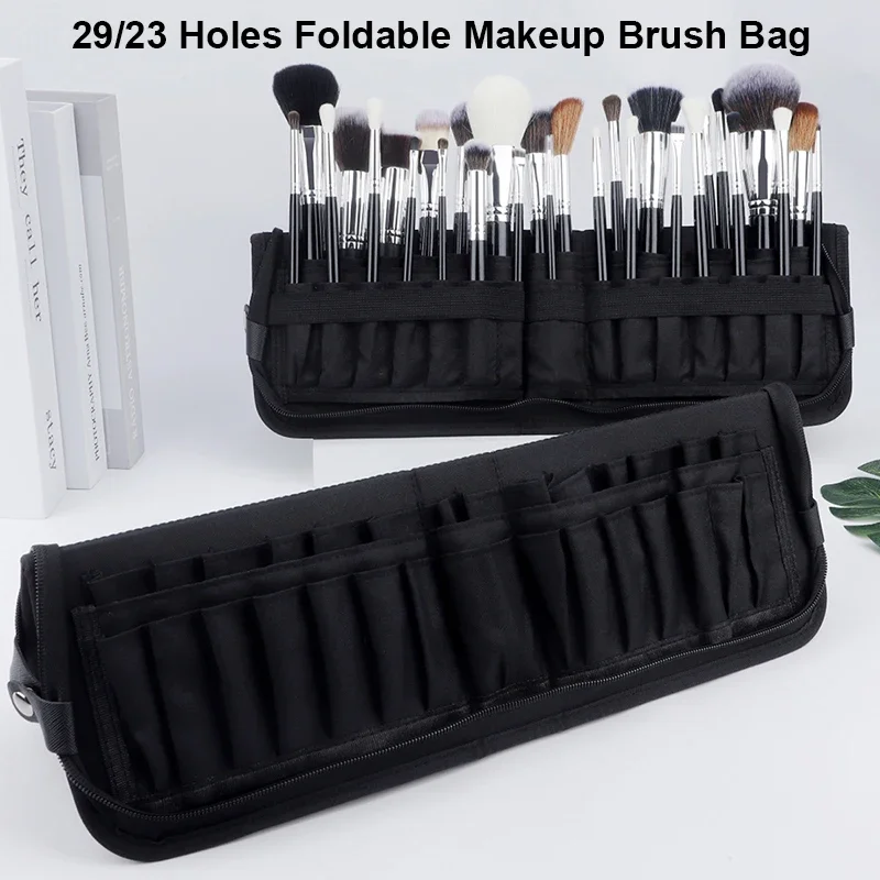 29/23 Holes Foldable Makeup Br - Travel Accessories Organizer Bag 评论和价格