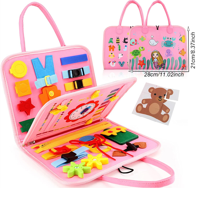 Montessori Busy Board for Todd - Travel Accessories Toddler 评论和价格