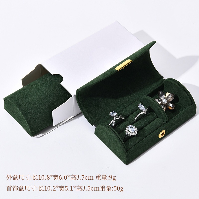 Portable Travel Velvet Jewelry - Accessories Travel Jewelry Box 评论和价格