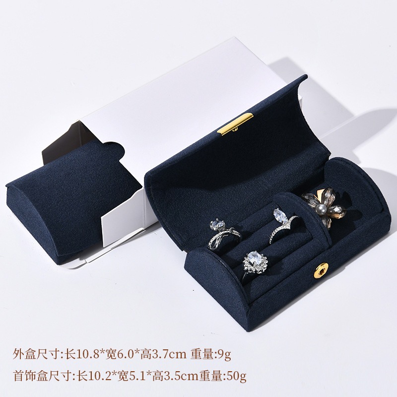 Portable Travel Velvet Jewelry - Accessories Travel Jewelry Box 评论和价格