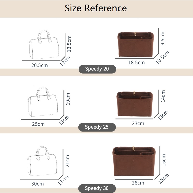 Velvet Insert Bag Organizer Fo - Travel Accessories Lv 评论和价格