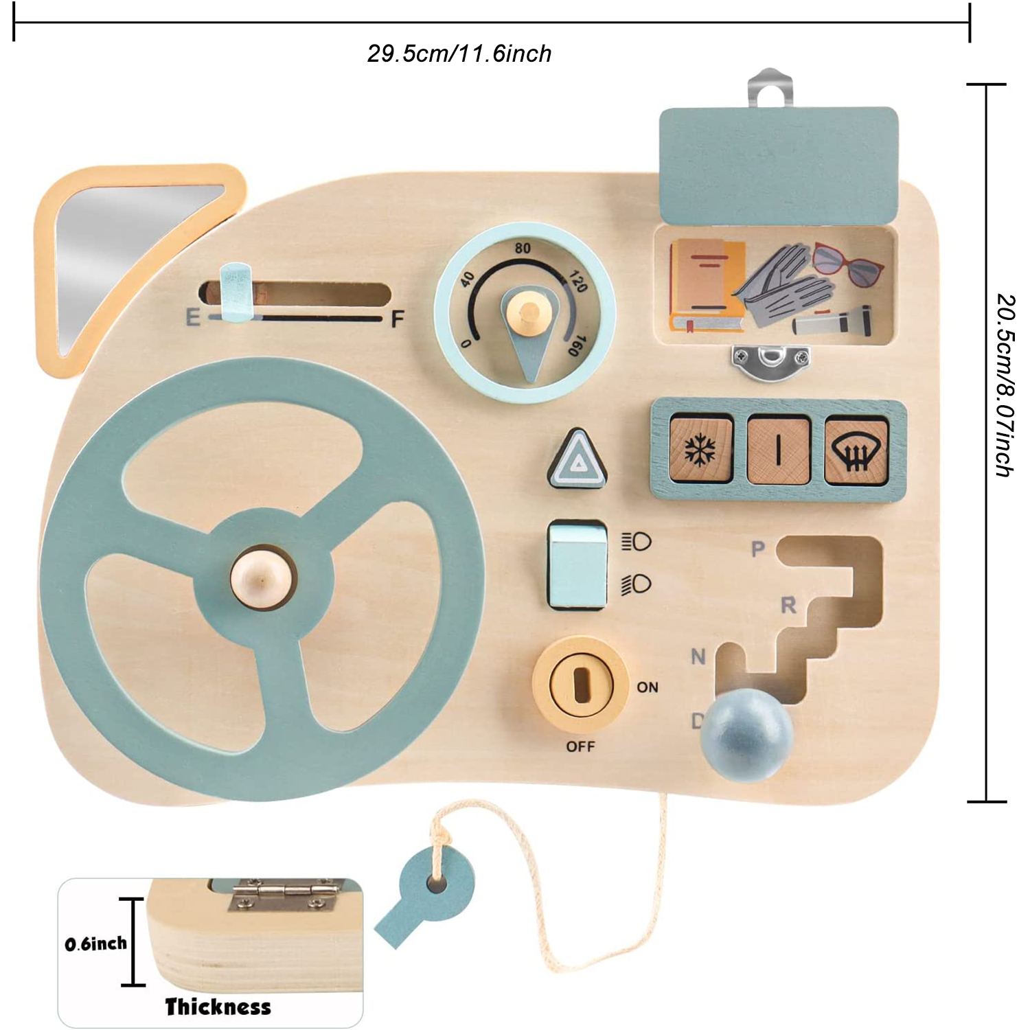 Montessori Toy Steering Wheel  - Travel Accessories Toddler 评论和价格